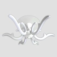 потолочная светодиодная люстра ambrella light orbital classic fk77/6 wh 200w d720 в Королёве