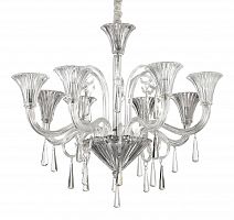 подвесная люстра ideal lux santa sp8 transparente в Королёве
