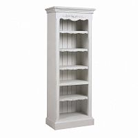 шкаф книжный открытый узкий марсель молочно-белый в Королёве