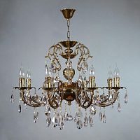 подвесная люстра ambiente alicante 8888/8 pb tear drop бронза в Королёве