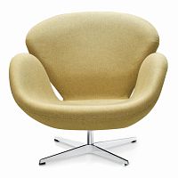 кресло swan chair бежевое в Королёве