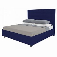 кровать двуспальная 160х200 синяя royal black в Королёве