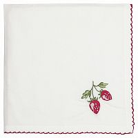 салфетка strawberry red w/embroidery в Королёве