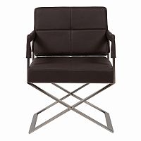кресло aster x chair темно-коричневое в Королёве