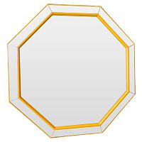 зеркало венецианское восьмиугольное желтое yellow octagon в Королёве