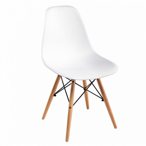 стул деревянный eames pc-015 white в Королёве