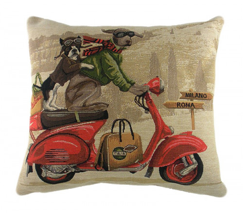 подушка с картинкой scooter dogs red в Королёве