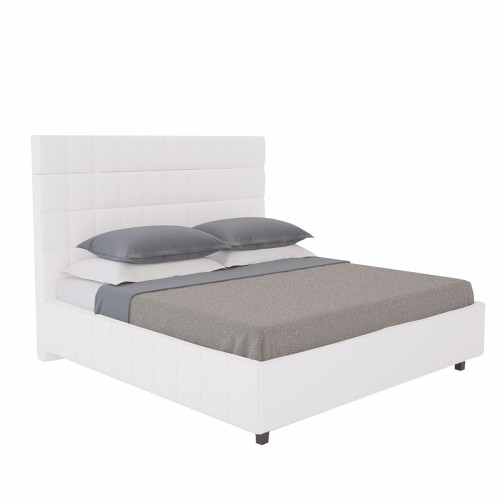 кровать белая большая 200х200 shining modern в Королёве