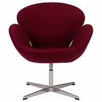 кресло swan chair бордовая в Королёве