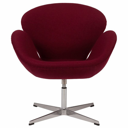 кресло swan chair бордовая в Королёве