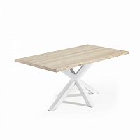 стол arya 220x100 белый, отбеленный дуб cc0014m33 от la forma (ex julia grup) в Королёве