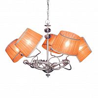 люстра 6900/5 00 v2568 от mm lampadari хром/оранжевая в Королёве