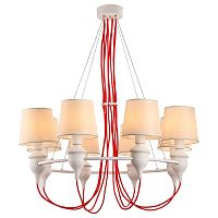 подвесная люстра arte lamp sergio a3325lm-8wh в Королёве