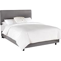 кровать двуспальная 160х200 серая frank platform gray в Королёве