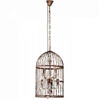подвесной светильник cage chandelier коричневый в Королёве