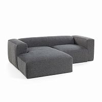 диван блок sofa двухместный левый угол черный от la forma (ex julia grup) в Королёве