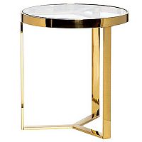 стол журнальный bridge gold 50*55см золотой в Королёве