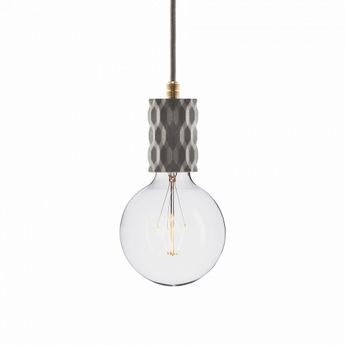 подвесной светильник beton glitter gray brass в Королёве