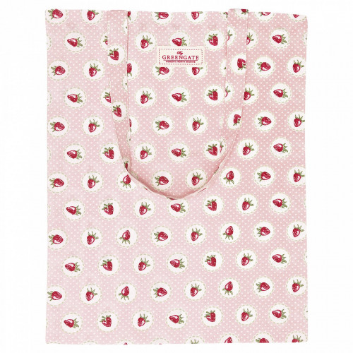 сумка хлопковая strawberry pale pink в Королёве