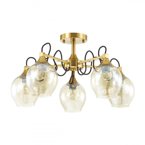 потолочная люстра lumion megan 3777/5c желтая в Королёве