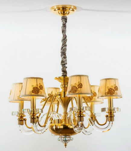 подвесная люстра idlamp domenica 402/6-ledoldbronze в Королёве