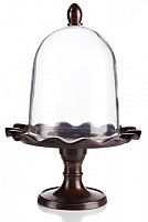 сервировочный поднос с куполом crystal dome dark в Королёве