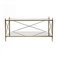стол кофейный cross bar прозрачный в Королёве