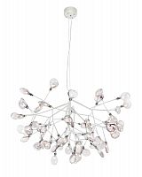 подвесная светодиодная люстра crystal lux evita sp63 white/transparent белая в Королёве