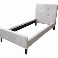 кровать button tufted flannelette 90х200 в Королёве
