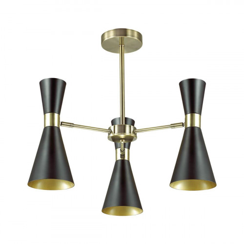 потолочная люстра lumion quinn 3662/3c черная в Королёве