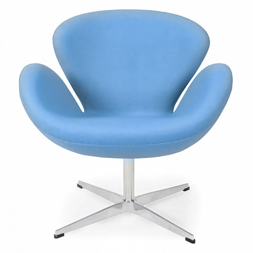 кресло swan chair голубое в Королёве