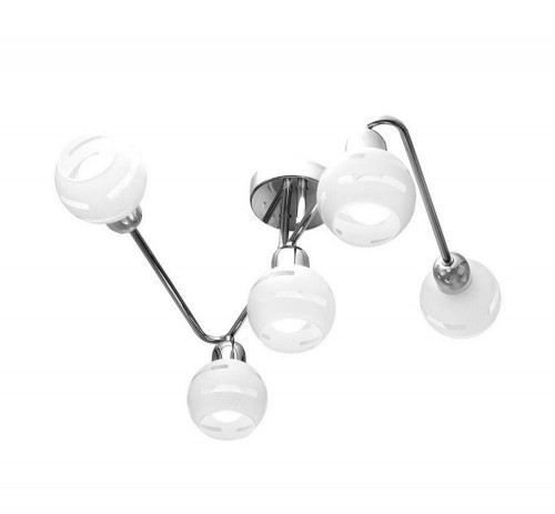 потолочная люстра idlamp agostina 361/5a-whitechrome в Королёве