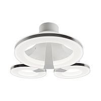 потолочный светодиодный светильник idlamp jenevra 397/3pf-ledwhitechrome в Королёве