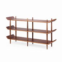 стеллаж bentwood двойной темно-коричневый в Королёве