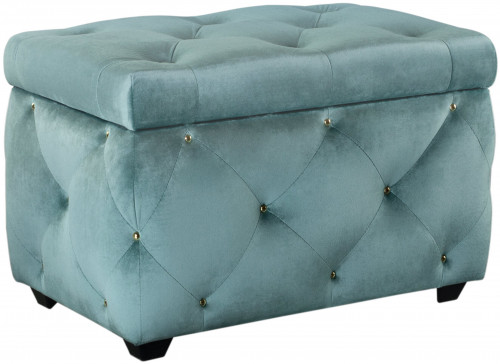сундук leset classic-е64 велюр yd-25b бирюзовый/ножки пластик в Королёве