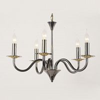 подвесная люстра lucia tucci messina 1890.5 glossy black в Королёве