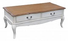 стол журнальный с двумя ящиками mobilier de maison белый в Королёве