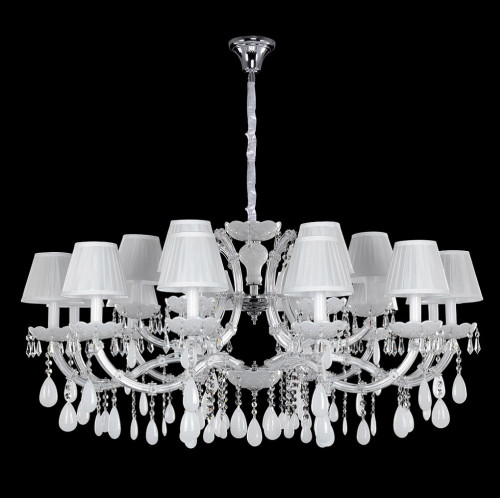 подвесная люстра crystal lux blanca sp18 белая в Королёве