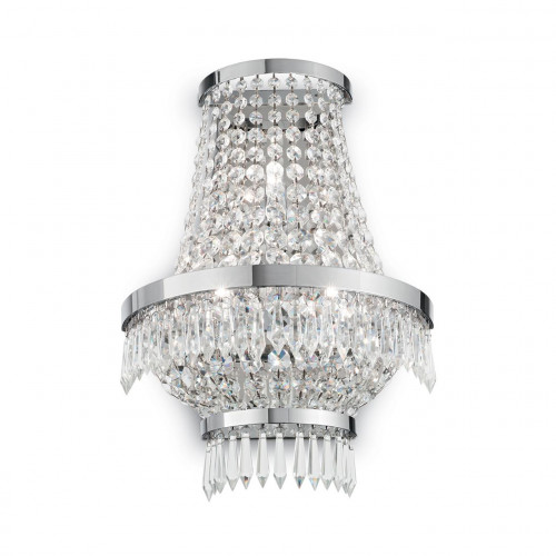 настенный светильник ideal lux caesar ap3 cromo в Королёве