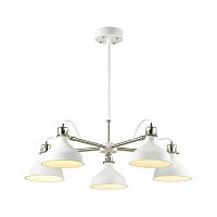 подвесная люстра odeon light lurdi 3331/5 белая в Королёве