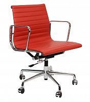 кресло eames style красная кожа в Королёве