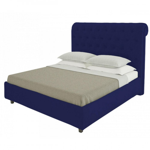 кровать sweet dreams 90х200 велюр синий р в Королёве