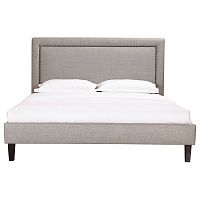 кровать двуспальная 180х200 серая laval upholstered в Королёве