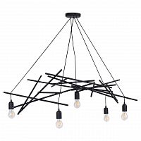 дизайнерская подвесная люстра spot light glenn 9222504 черная в Королёве