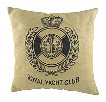 подушка с гербом королевского royal yacht club в Королёве