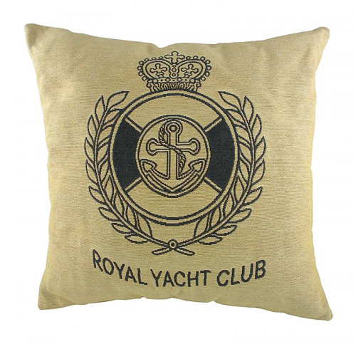 подушка с гербом королевского royal yacht club в Королёве