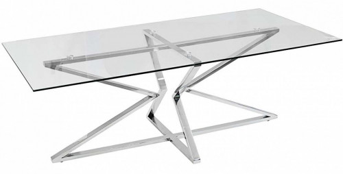 стол журнальный cubic silver хром в Королёве
