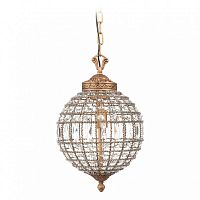 подвесная люстра хрустальный шар casbah crystal chandelier золото в Королёве