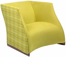 кресло vivienne armchair yellow checkerboard в Королёве