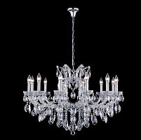 подвесная люстра crystal lux hollywood sp12 chrome в Королёве